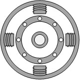 Single-Phase Induction Motor (Universal Motor) Diagram