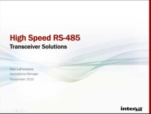 How to Design with High-Speed RS-485 Transceivers