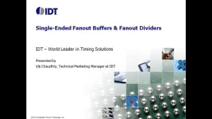Single-Ended Fanout Buffers and Dividers by IDT