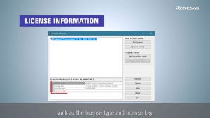 CC-RL/CC-RX/CC-RH Compiler Tutorial - How to Use a License Manager