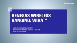 Renesas Phase-based Wireless Ranging: WiRa