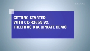 FreeRTOS OTA Tutorial CK-RX65N (2/3): Program Build