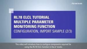 ELCL Multiple Parameter Monitoring Tutorial (2/3) - Configuration, Import Sample
