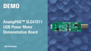 SLG47011 AnalogPAK Power Meter Demo Board Lab Demonstration