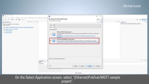 FreeRTOS PubSub Demo: CK-RX65N V2 Build Project (2/3)