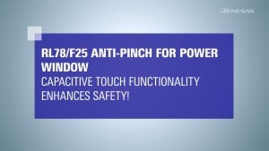 RL78/F25 Anti-Pinch Power Window Demo