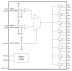 8P34S1208-1 2:8 LVDS Fanout Buffer Block Diagram