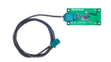 Y-COMMON-1000BASE-T1-88Q2112 Ethernet extension board connected to an automotive Ethernet cable and connector assembly.