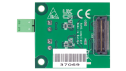 Y-COMMON-10BASE-T1S 以太网扩展板的底视图。