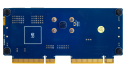 ForgeFPGA 插槽卡 #2 的底视图。