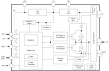 Block diagram of the RH4Z2501 line driver/level shifter IC.