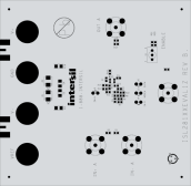 ISL28191EVAL1Z Ultra-Low Noise RRIO Op Amp Eval Board