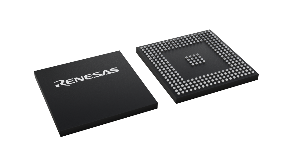 3D illustration featuring top and bottom of BGA IC chip package with 272 lead count