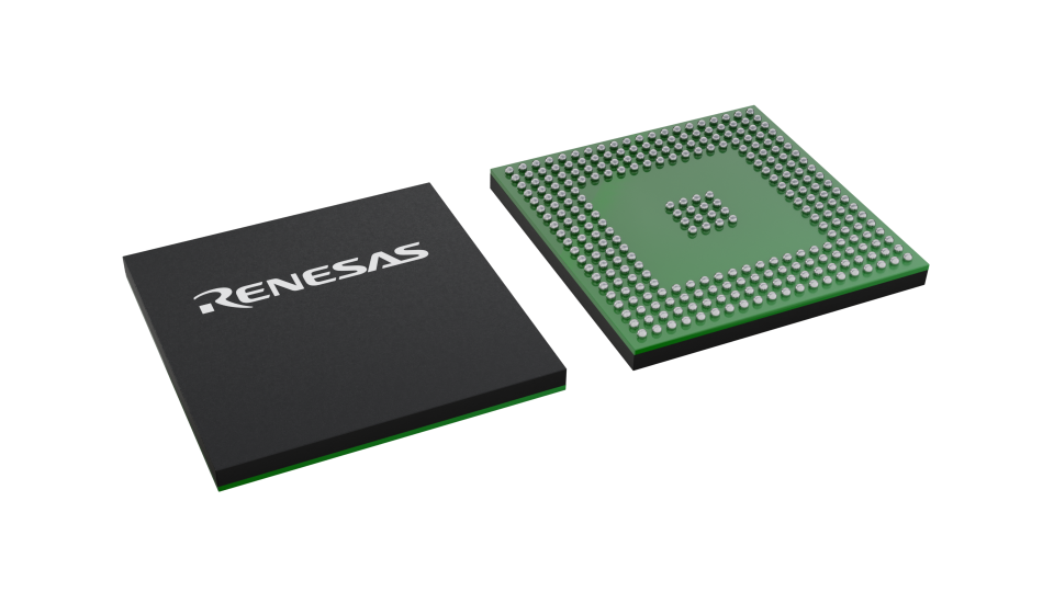 3D illustration featuring top and bottom of BGA IC chip package with 272 lead count.