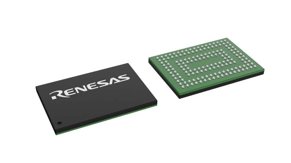 3D illustration featuring top and bottom views of CABGA IC chip package with 160 lead count.
