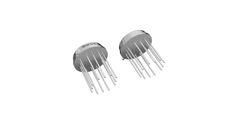 3D illustration featuring top and bottom views of CAN IC chip package with 12 lead count.