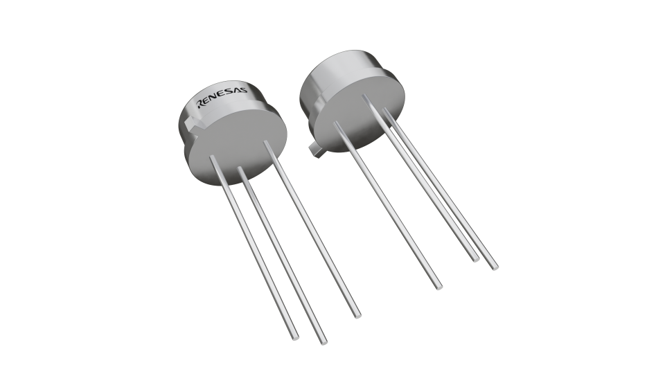 3D illustration featuring top and bottom views of CAN IC chip package with 3 lead count