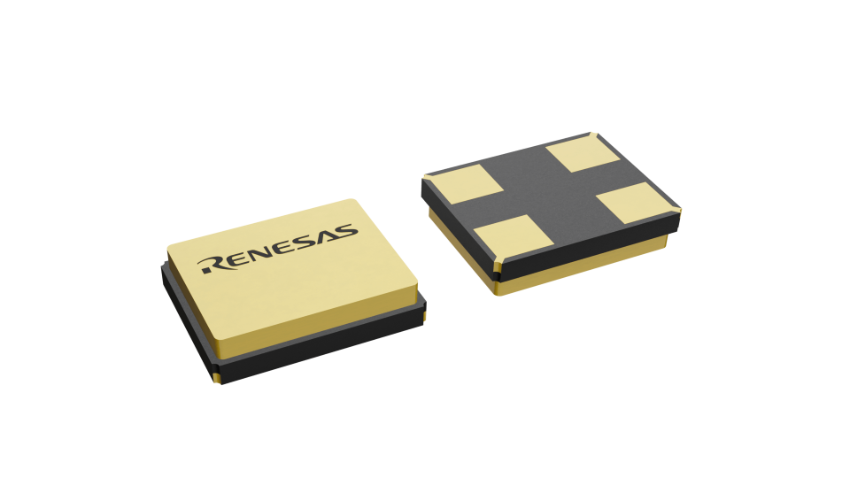 3D illustration featuring top and bottom views of CLCC IC chip package with 4 lead count.