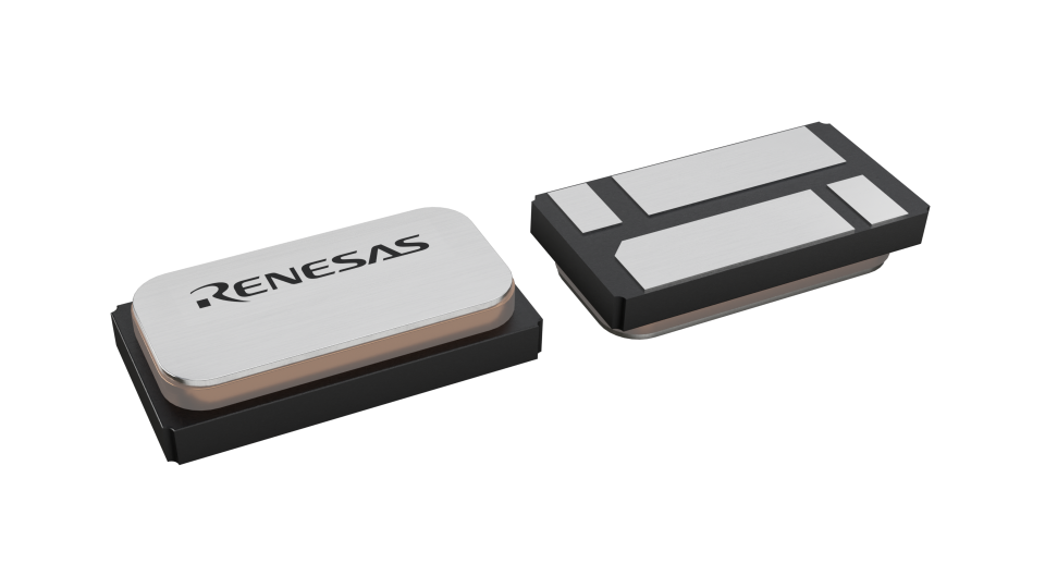3D illustration featuring top and bottom views of CLCC IC chip package with 4 lead count