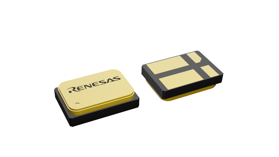 3D illustration featuring top and bottom views of CLCC IC chip package with 4 lead count.