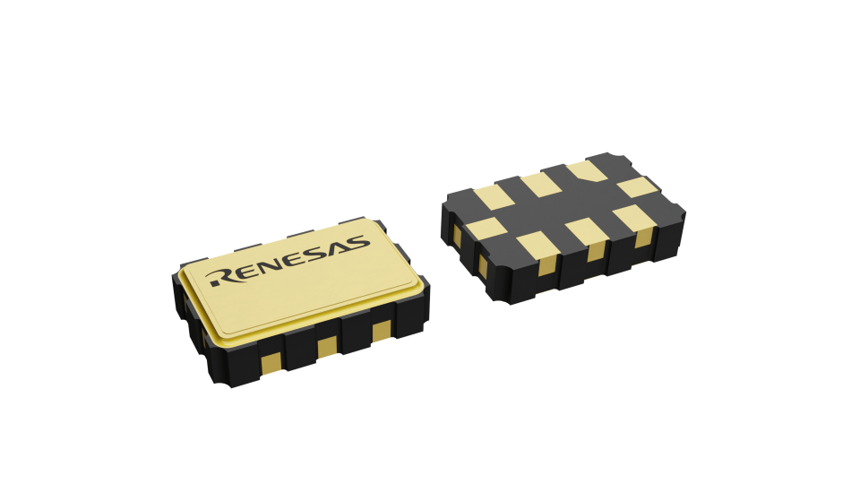 3D illustration featuring top and bottom views of CLCC IC chip package with 8 lead count.