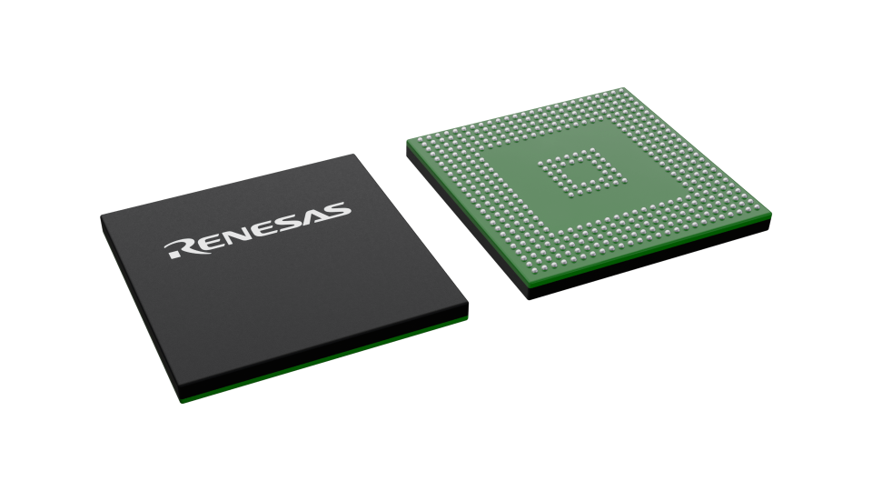 3D illustration featuring top and bottom views of FBGA IC chip package with 440 lead count.