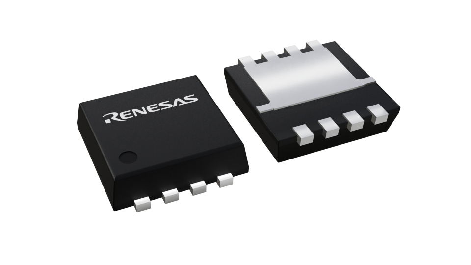 3D illustration featuring top and bottom views of HVSON IC chip package with 8 lead count.