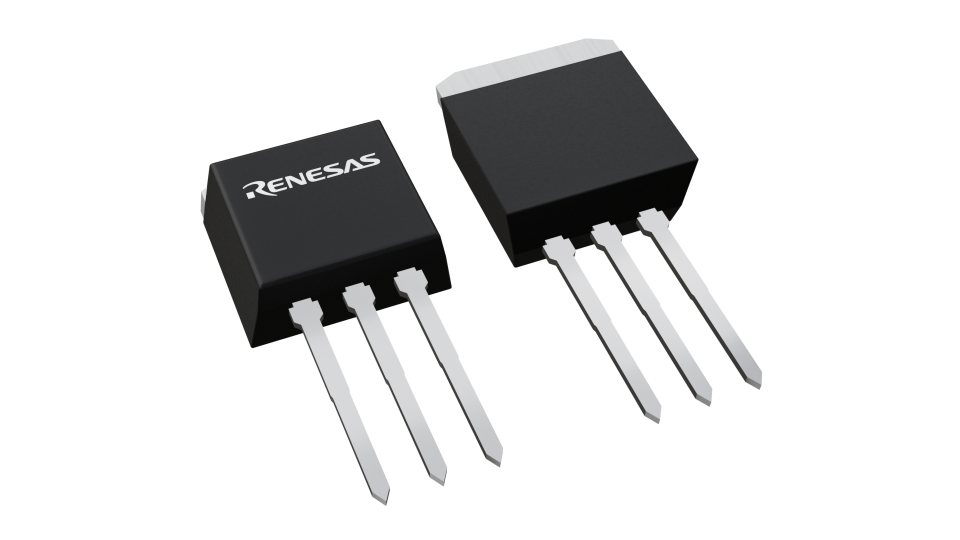 3D illustration featuring top and bottom views of LDPAK(L) chip package with 4 lead count.