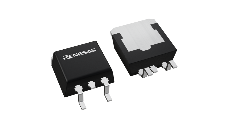 3D illustration featuring top and bottom views of LDPAK(S)-(1) chip package with 4 lead count.