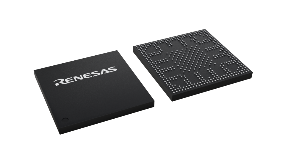 3D illustration featuring top and bottom views of LFBGA IC chip package with 456 lead count.