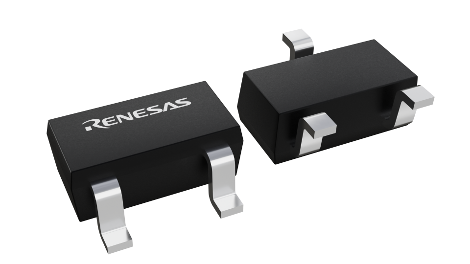 3D illustration featuring top and bottom views of MM chip package with 3 lead count.