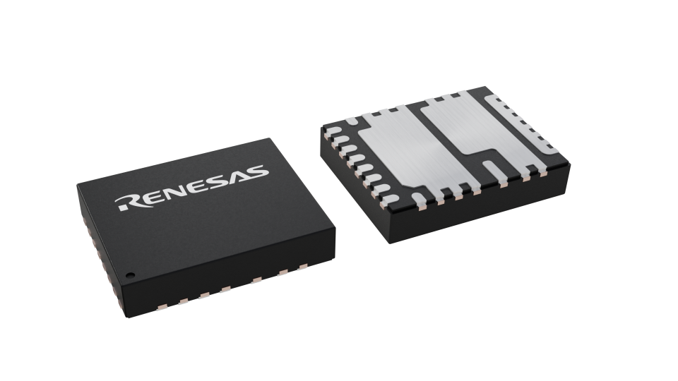 3D illustration featuring top and bottom views of PQFN chip package with 30 lead count.