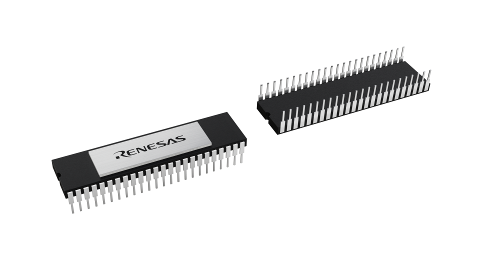 3D illustration featuring top and bottom views of SB chip package with 48 lead count.