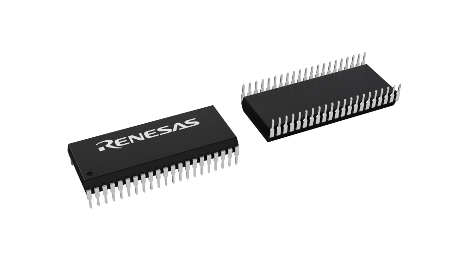 3D illustration featuring top and bottom views of SDIP chip package with 42 lead count.
