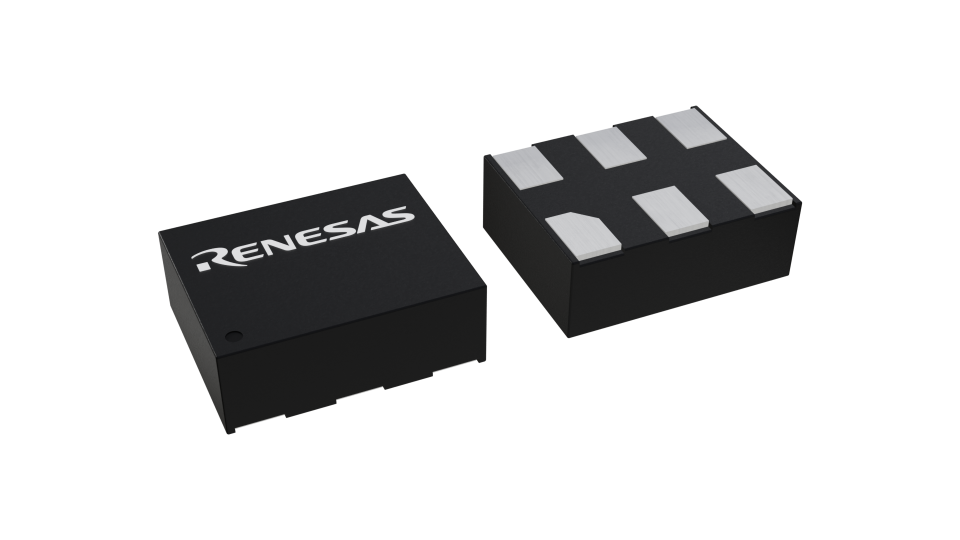 3D illustration featuring top and bottom views of SIP chip package with 6 lead count.