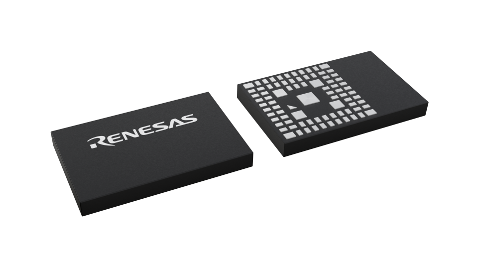 3D illustration featuring top and bottom views of TFLGA IC chip package with 83 lead count.