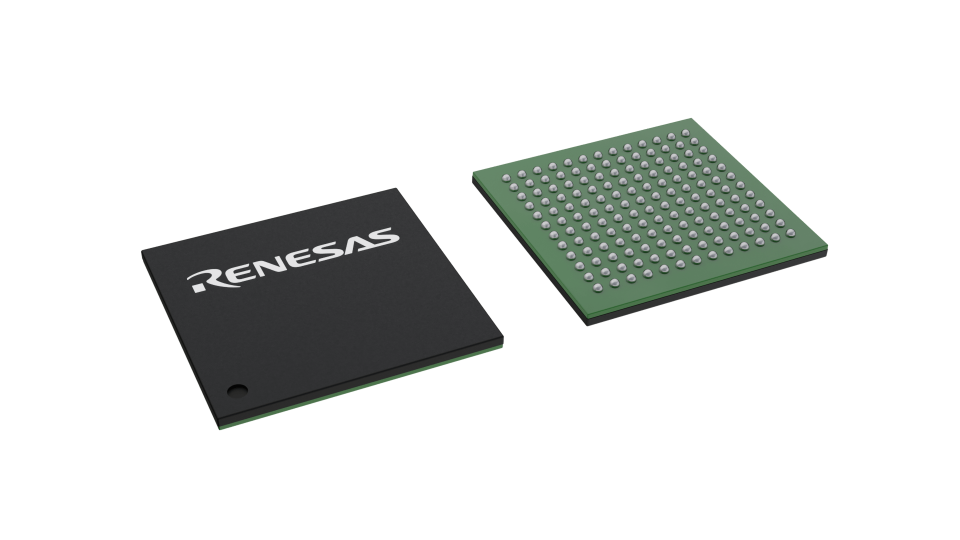 3D illustration featuring top and bottom views of WLBGA IC chip package with 156 lead count.