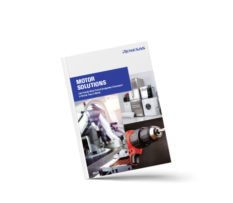 Brochure cover page for motor solutions