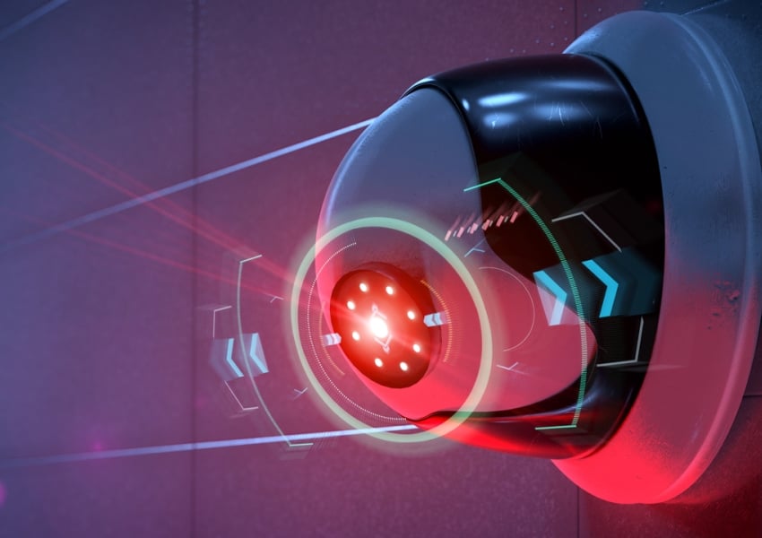 AI-enabled surveillance camera
