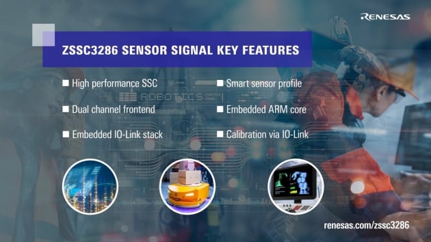 ZSSC3286 Sensor Signal Conditioner with IO-Link Stack