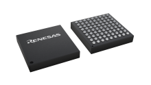 3D illustration featuring top and bottom views of FBGA IC chip package with 81 lead count