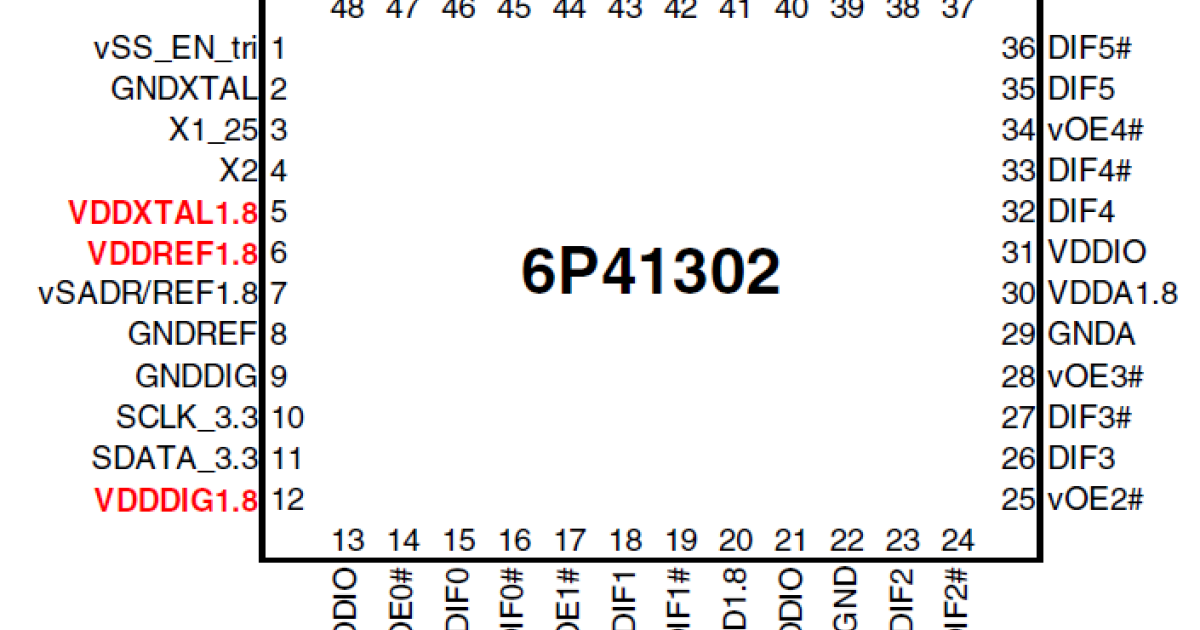 6P41302 8Output PCIe Gen123 Clock Generator for Freescale Systems
