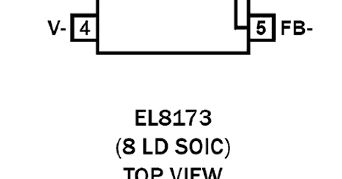 EL8170 Micropower, Single Supply, RailtoRail InputOutput