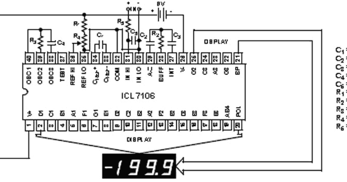 ICL7107 3 1/2 Digit, LCD/LED Display, A/D Converters Renesas