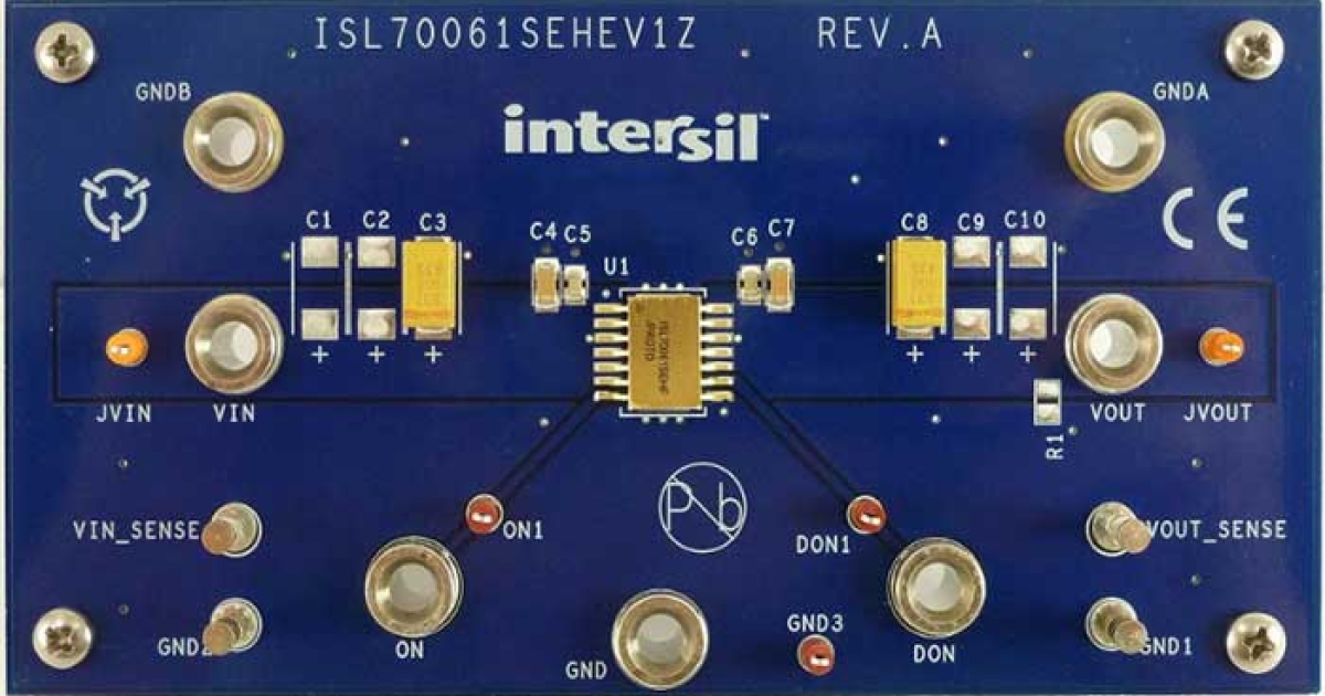 ISL70061SEHEV1Z - Radiation Hardened 10A PMOS Load Switch Evaluation ...