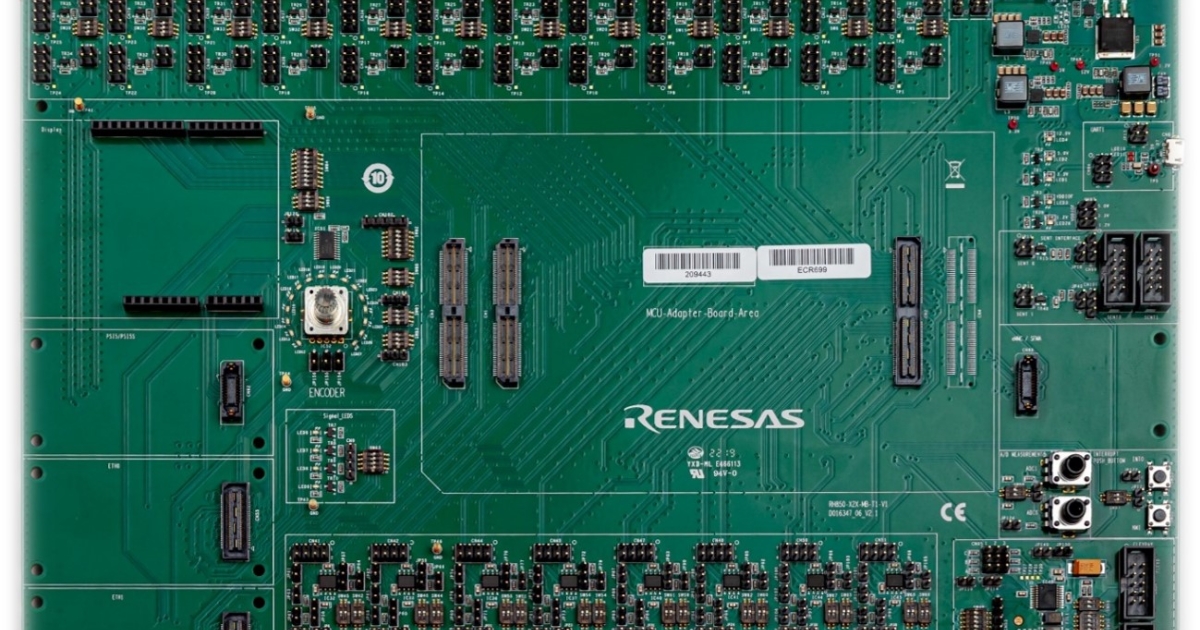 R 850 Renesas Y-RH850-X2X-MB-T1-V1 - RH850 Generation 2 Mainboard of RH850 Evaluation ...