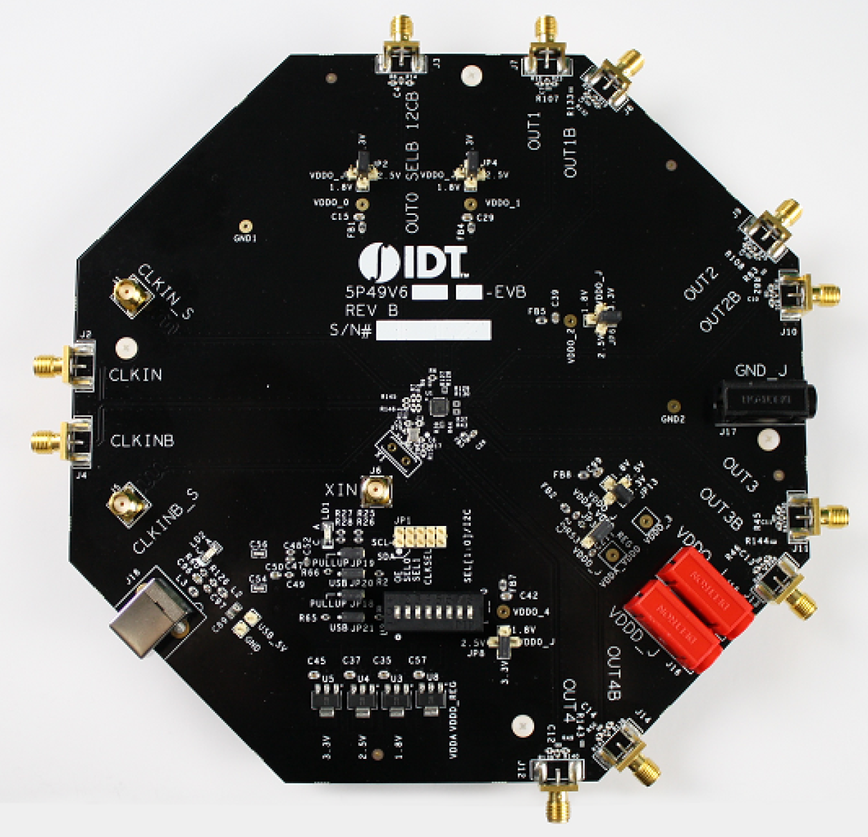 5P49V60 - Evaluation Board (front)