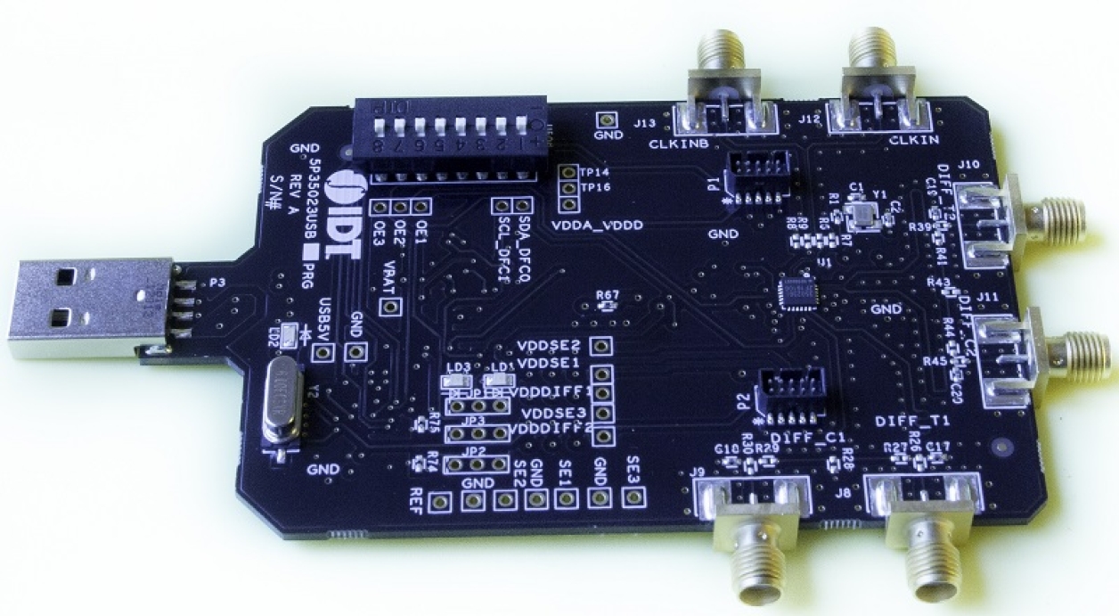 5P35023 VersaClock 3S Programmer Board - top