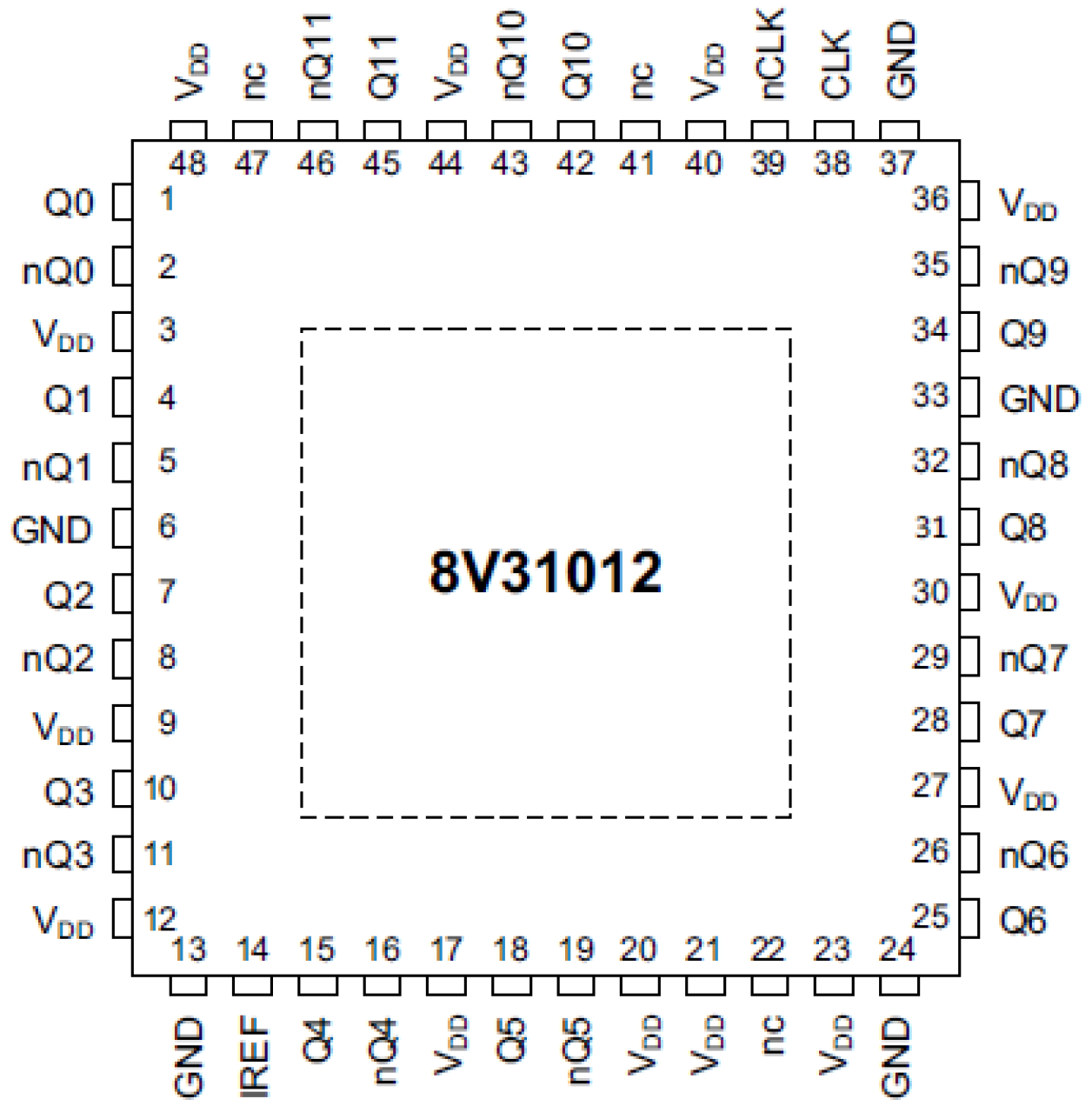 8v31012 - Pin Assignment