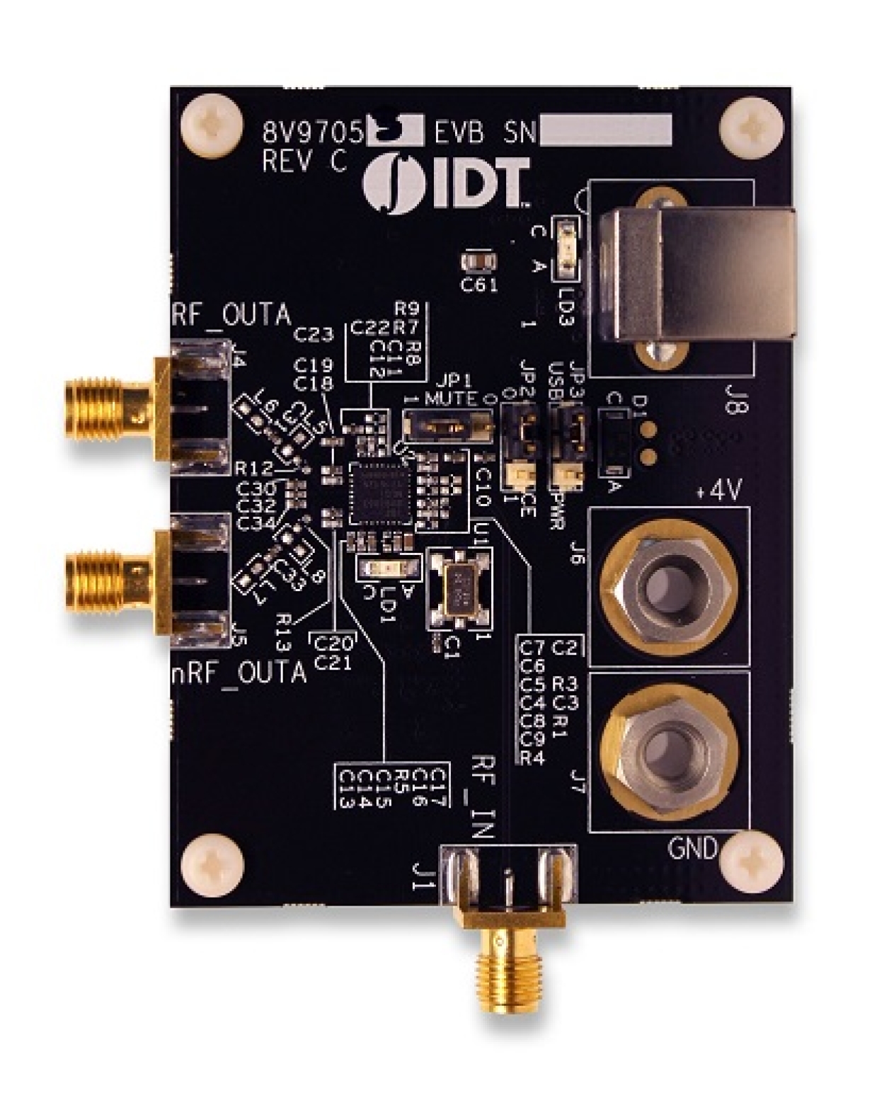 8V97053-EVK Evaluation Board (Top)